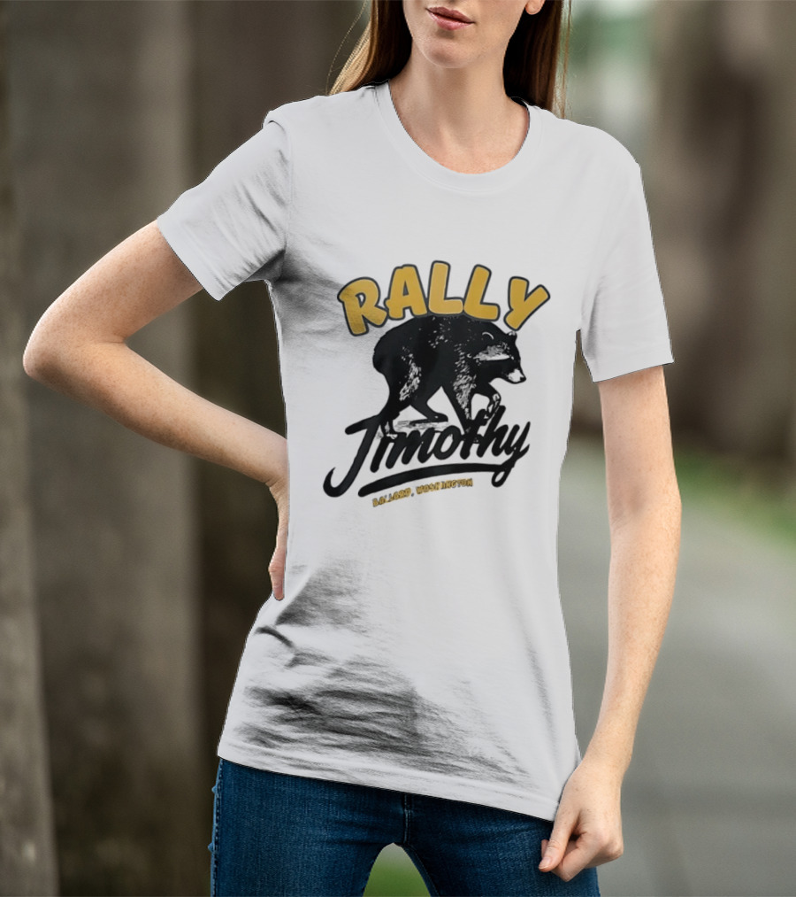 Rally Timothy Ballard Washington Black Raccoon T-Shirt