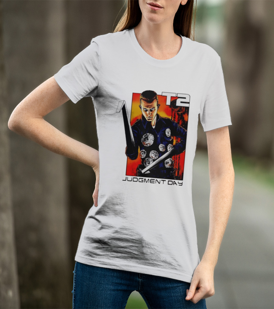 T2 Judgment Day 1000 Iconic Scene T-Shirt