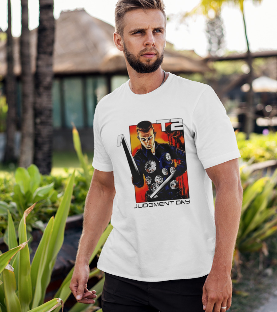 T2 Judgment Day 1000 Iconic Scene T-Shirt