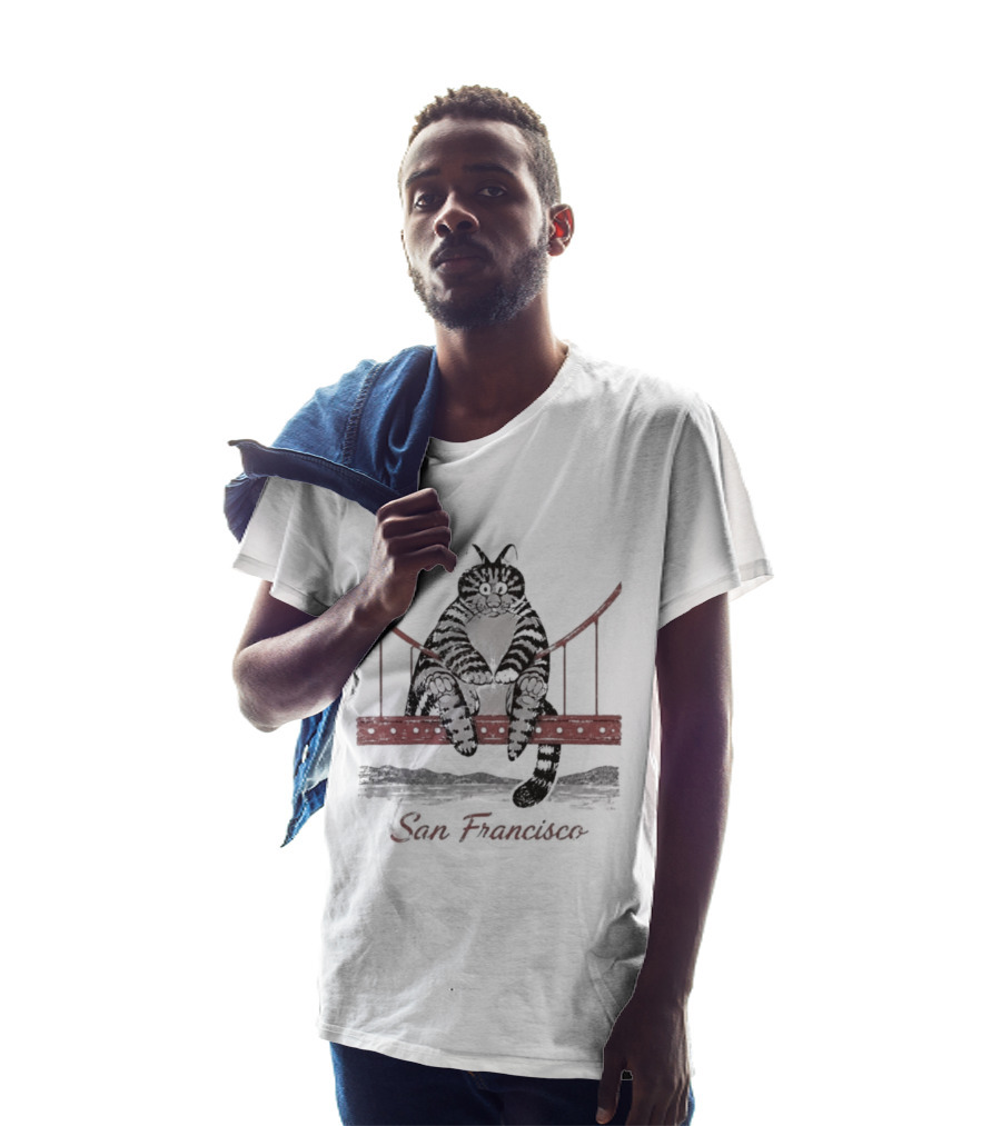 Project Hail Mary Cat Golden Gate Bridge San Francisco T-Shirt