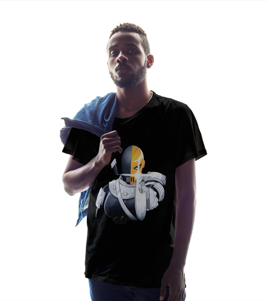Deathstroke DC Comics Armor Sword Wielding T-Shirt