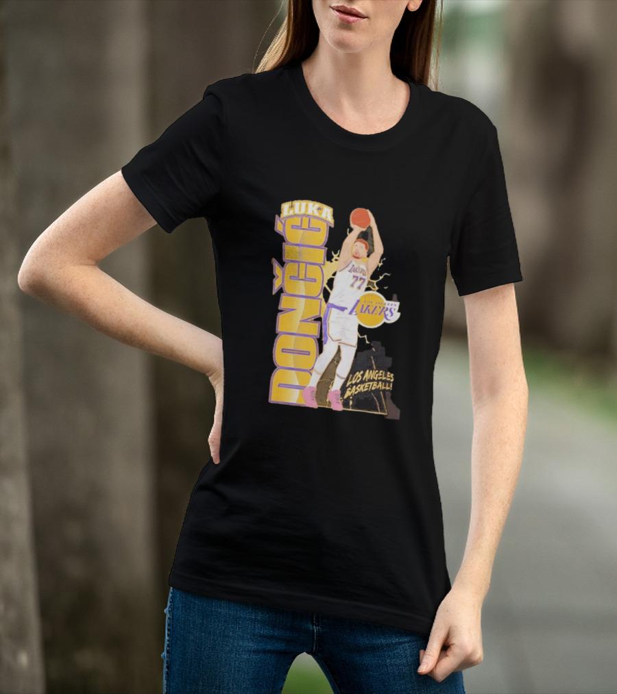 Los Angeles Lakers Luka Dončić Basketball 77 T-Shirt