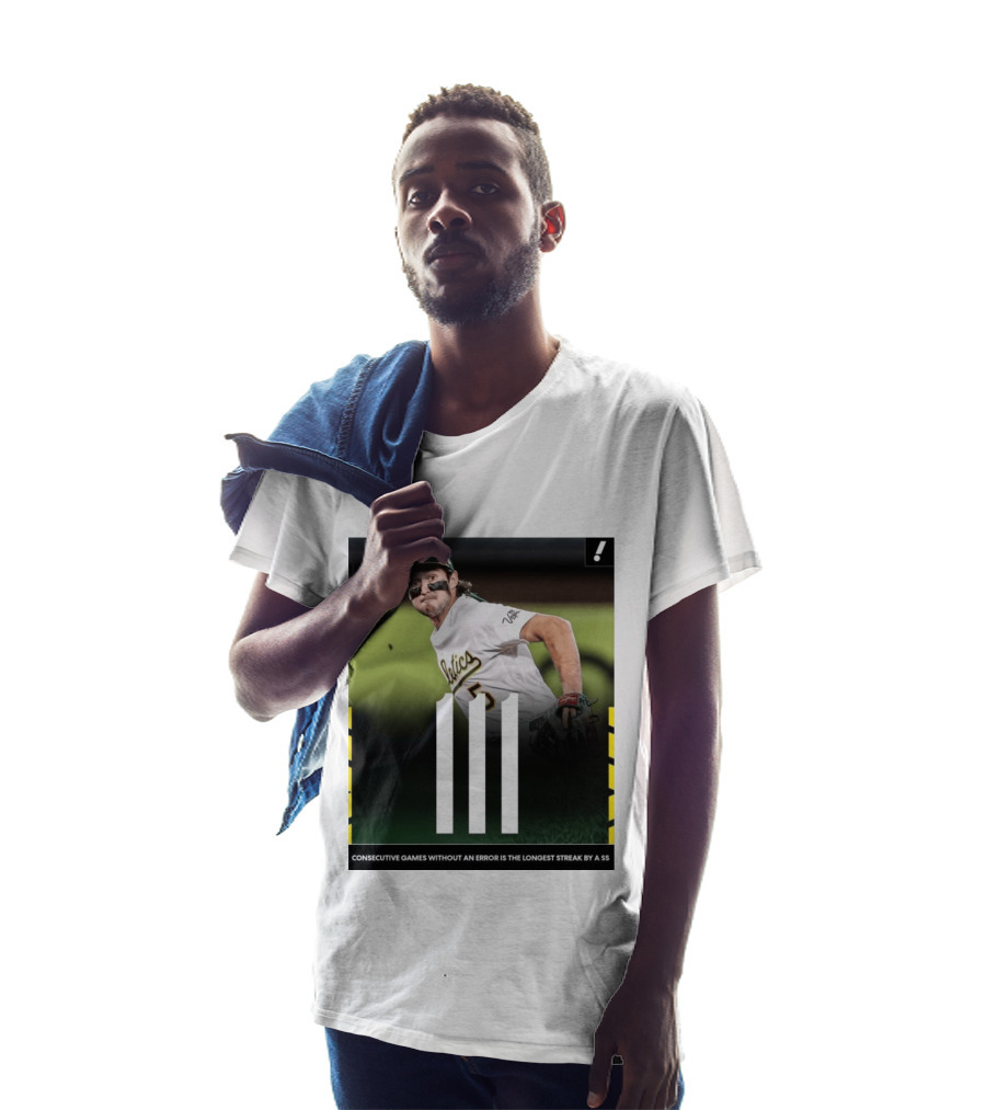 Jacob Wilson Athletics 111 Consecutive Errorless Games Record By Shortstop T-Shirt