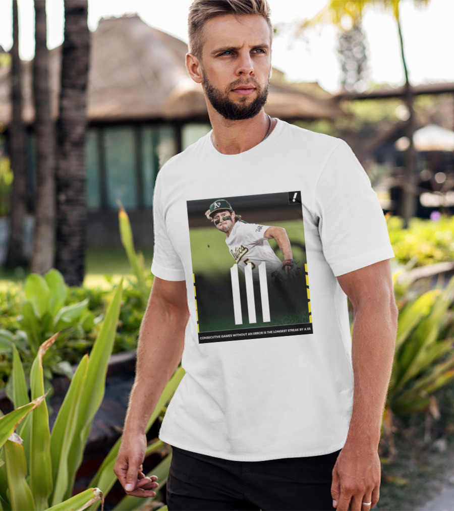 Jacob Wilson Athletics 111 Consecutive Errorless Games Record By Shortstop T-Shirt