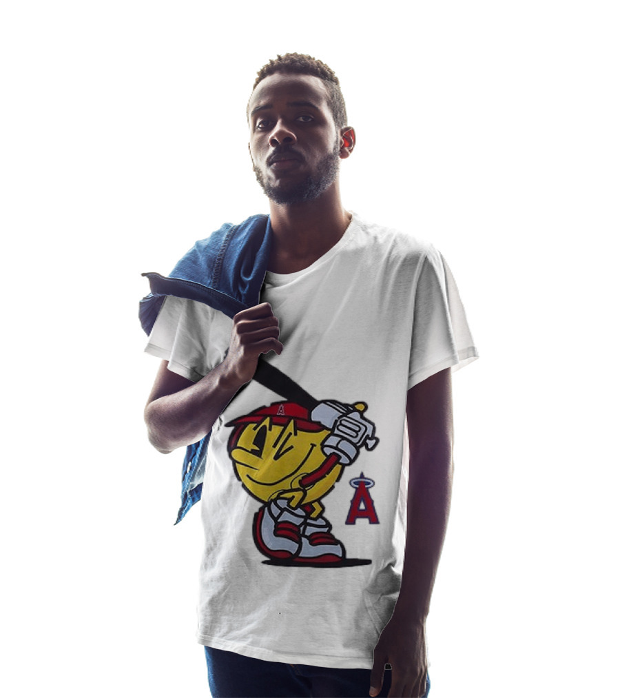 Los Angeles Angels Pacman Baseball T-Shirt