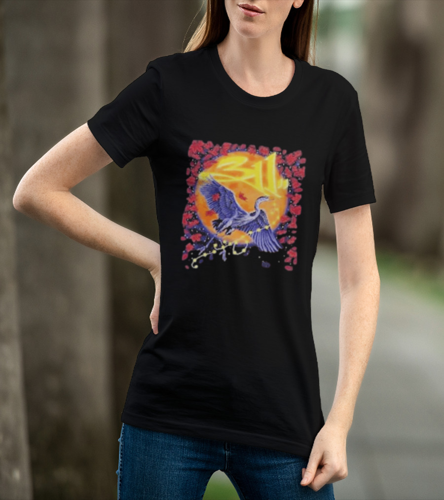 311 Band 2026 US Tour With Beach Weather Tunnel Vision Heron And Sun T-Shirt