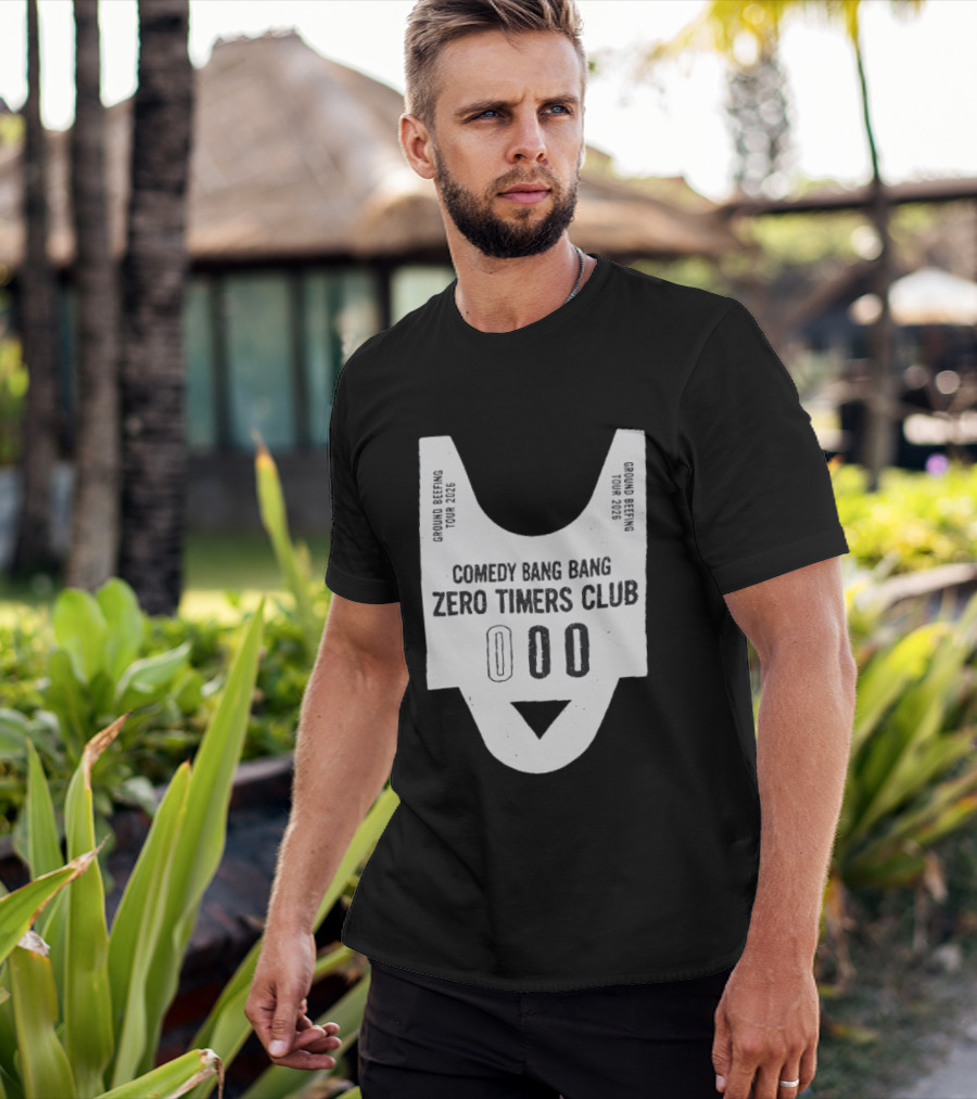 Comedy Bang Bang Zero Timers Club Ground Beefing Tour 2026 T-Shirt