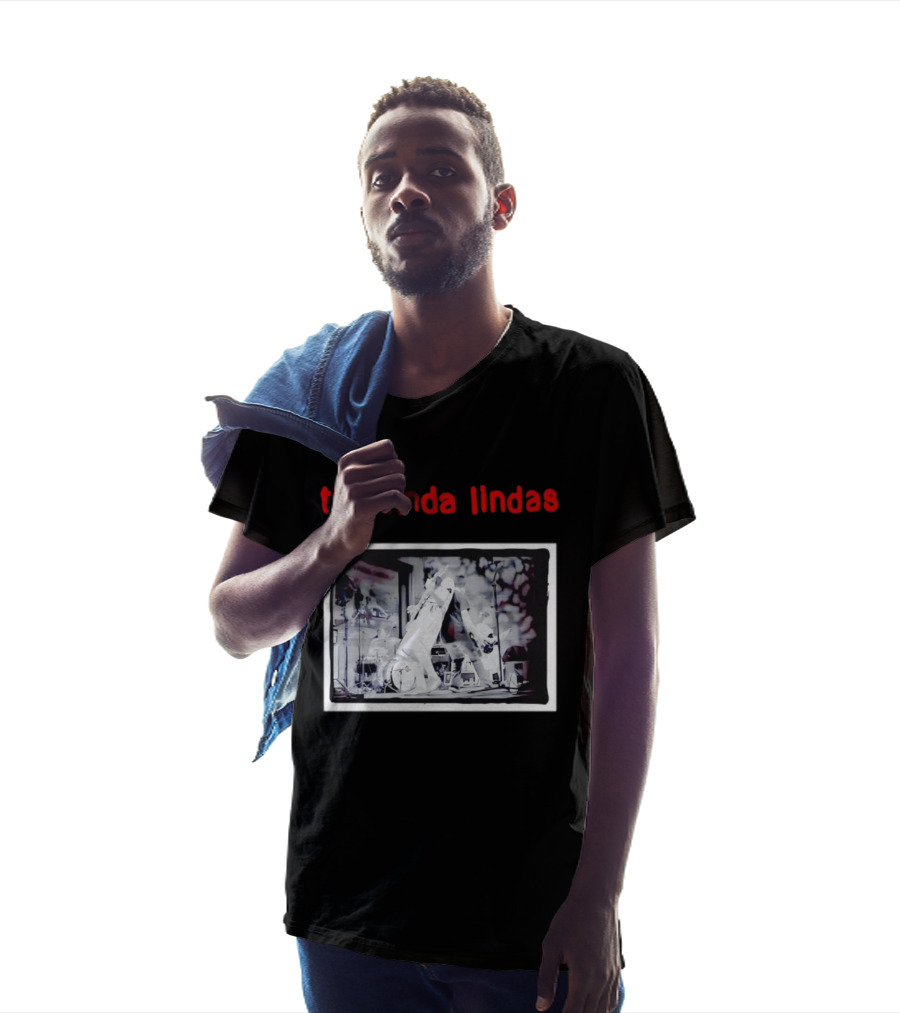 The Linda Lindas Live Performance Punk Rock Black And White Stage Scene T-Shirt