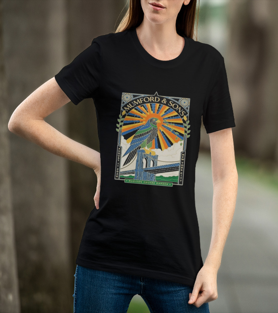 Mumford & Sons Madison Square Garden New York City August 11 2026 Event T-Shirt