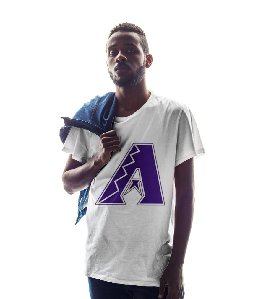 2026 Arizona Diamondbacks GCU Jersey Giveaway Purple "A" T-Shirt