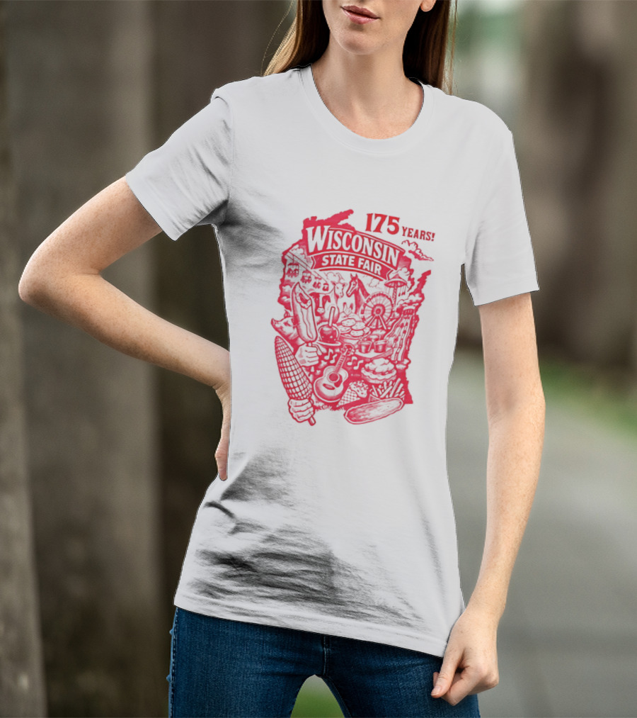 Wisconsin State Fair 175 Years Celebration T-Shirt