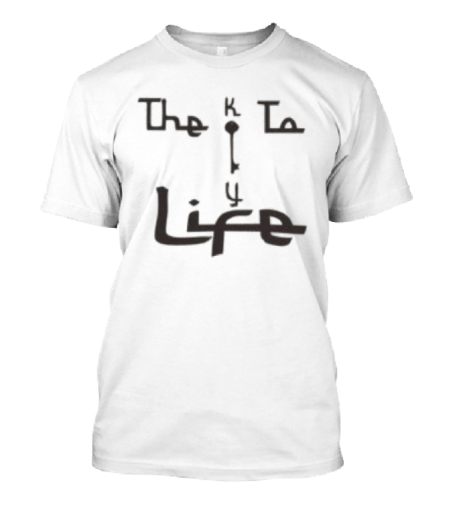 Key To Life Store Oatmeal Hand Drawn T-Shirt