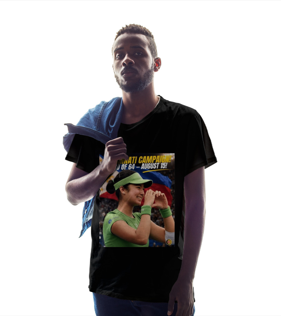 Cincinnati Campaign Round Of 64 August 15 Philippines Flag Tennis T-Shirt