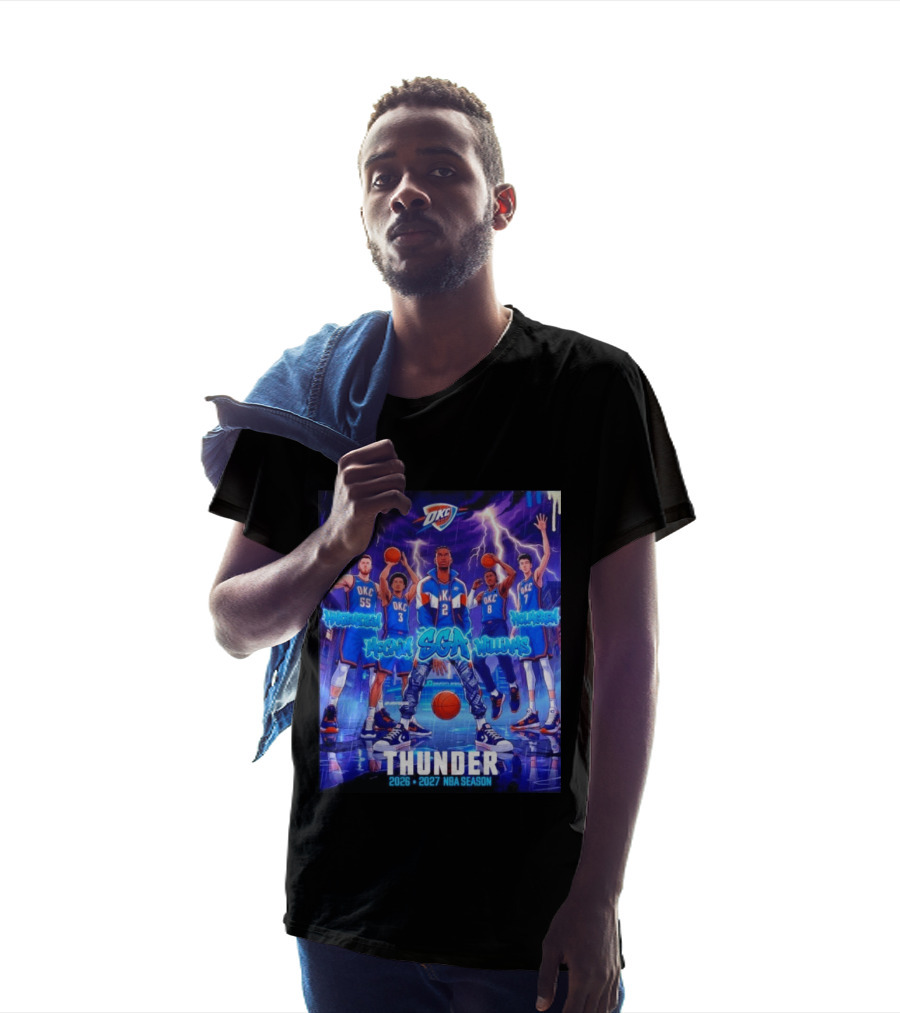 OKC Thunder 2026 2027 NBA Season SGA Hartenstein McCain Williams Holmgren T-Shirt