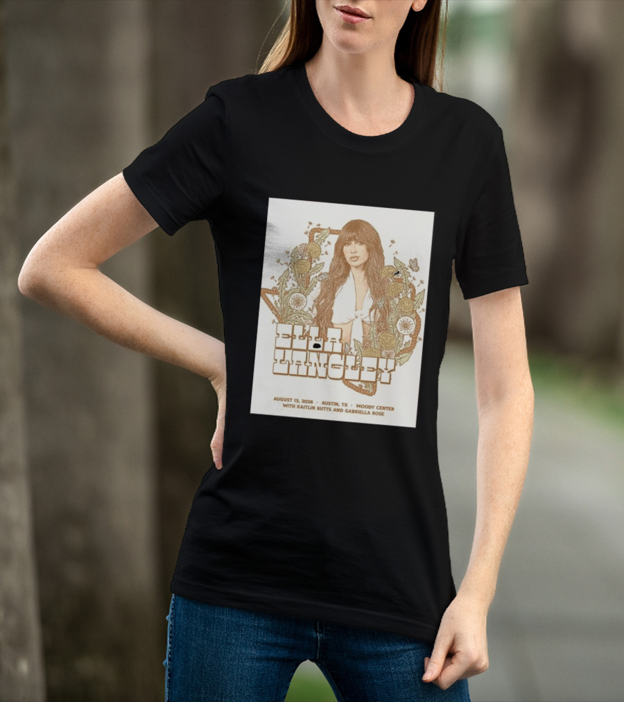 Ella Langley Moody Center Austin August 13 2026 With Kaitlin Butts And Gabriella Rose T-Shirt