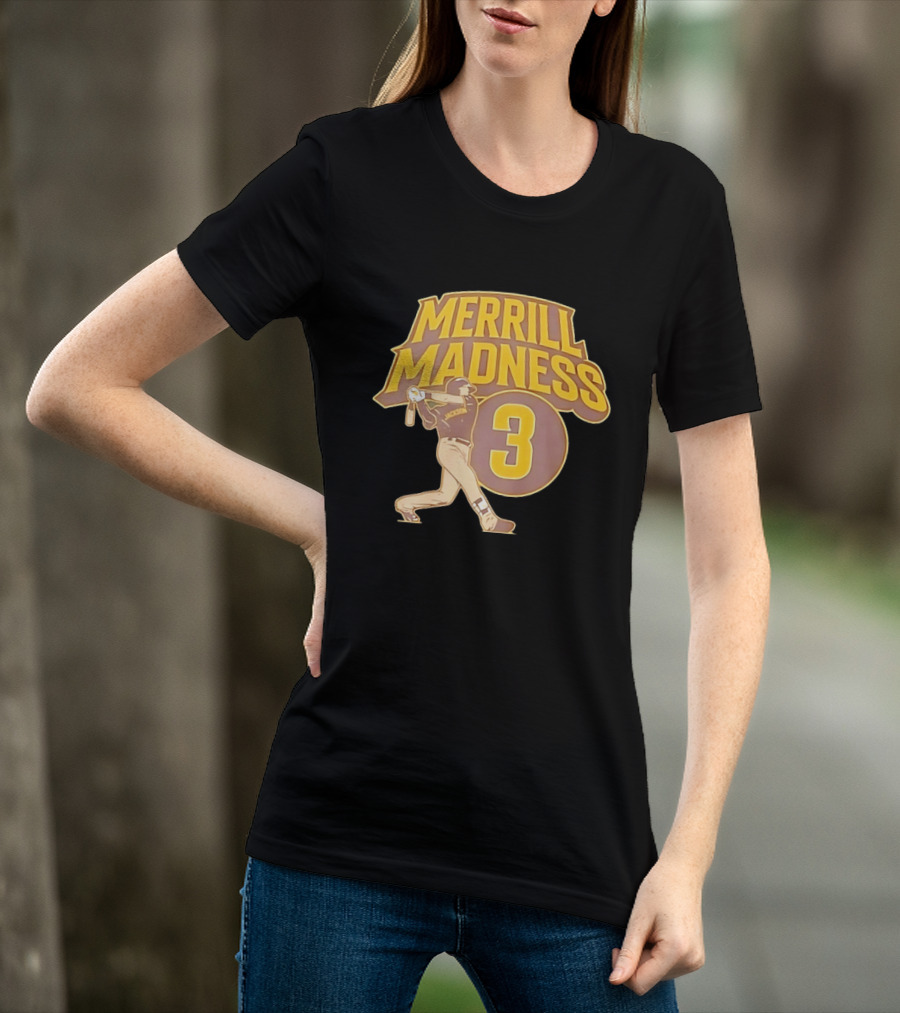 Merrill Madness 3 Jackson San Diego Padres T-Shirt