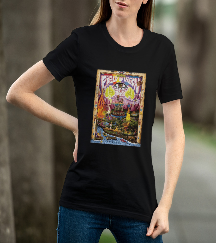 King Gizzard And The Lizard Wizard Field Of Vision II Meadow Creek Buena Vista CO Aug 14 16 2026 T-Shirt