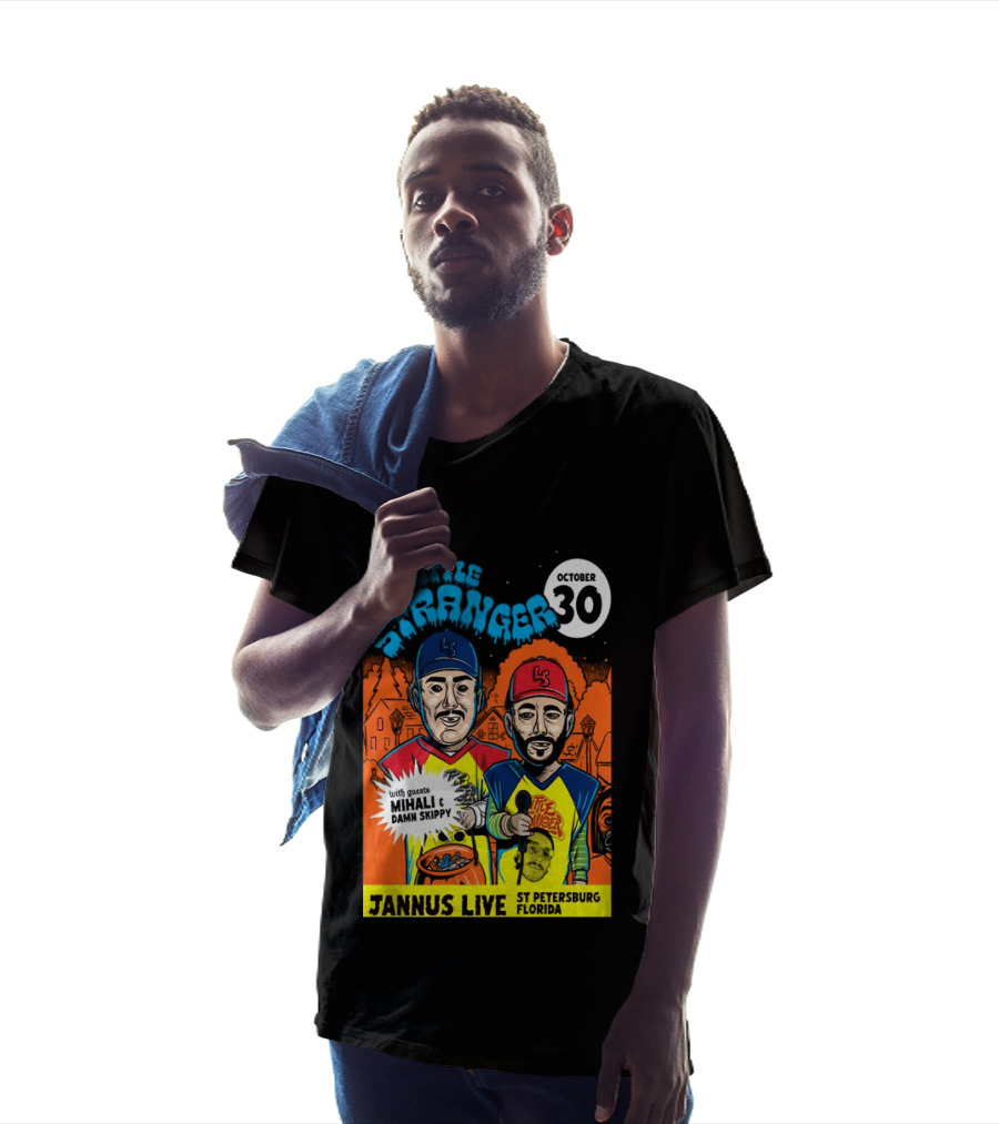 Little Stranger October 30 Jannus Live St Petersburg Show With Mihali Damn Skippy T-Shirt