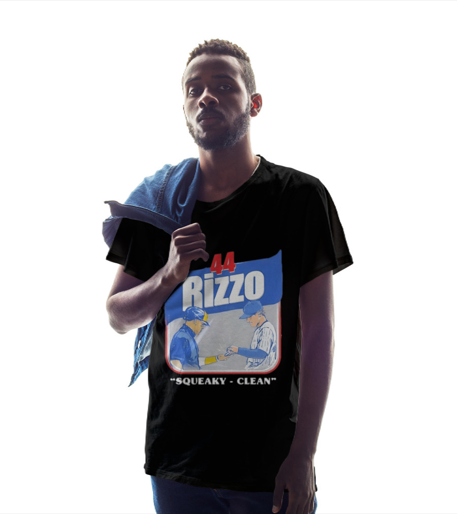 Anthony Rizzo 44 Squeaky Clean Baseball Exchange T-Shirt