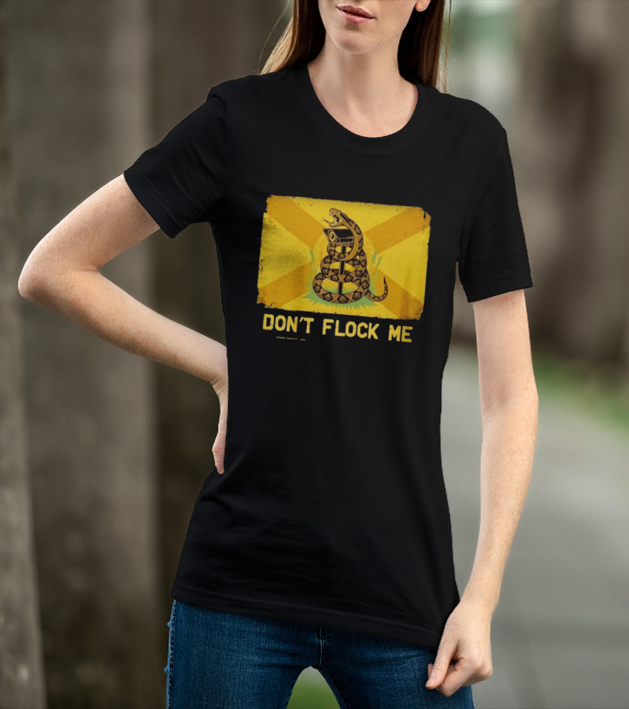 Florida Snake Surveillance Distressed Flag Don't Flock Me T-Shirt