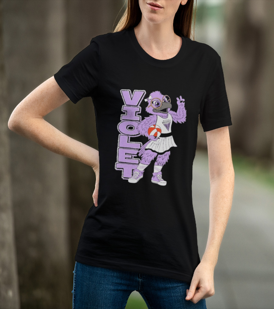 Golden State Valkyries Oaklandish Violet Mascot Basketball T-Shirt