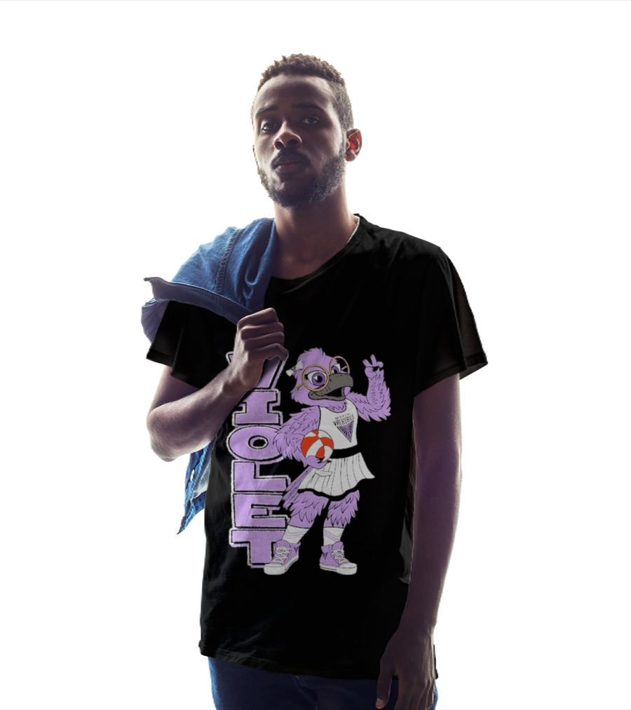 Golden State Valkyries Oaklandish Violet Mascot Basketball T-Shirt