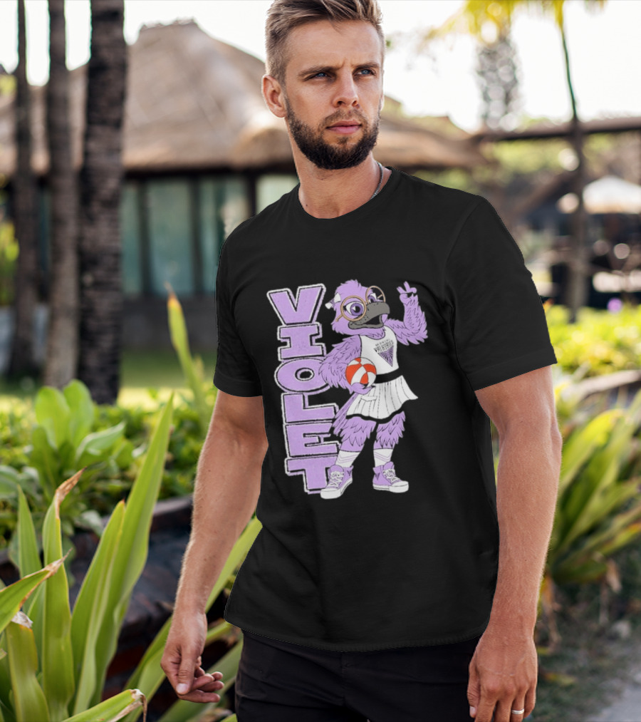 Golden State Valkyries Oaklandish Violet Mascot Basketball T-Shirt