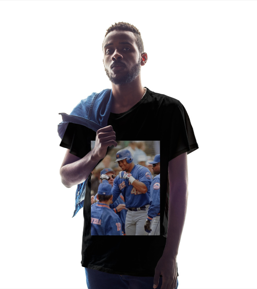New York Mets Butch Huskey No. 42 MLB Legend T-Shirt
