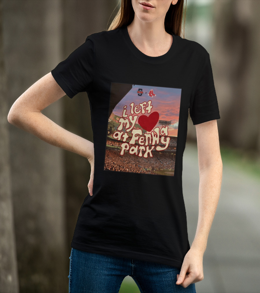 Cleveland Guardians Boston Red Sox I Left My Heart At Fenway Park T-Shirt