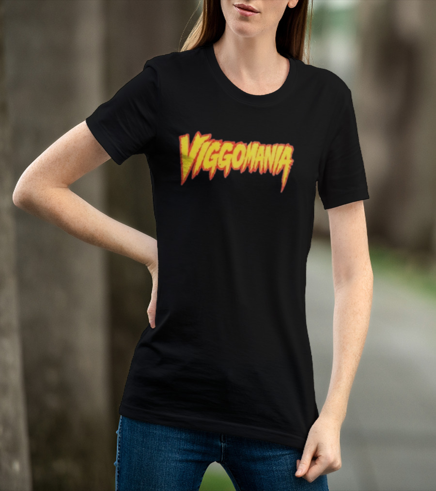 VIGGOMANIA Bold Retro Style Text Trend T-Shirt