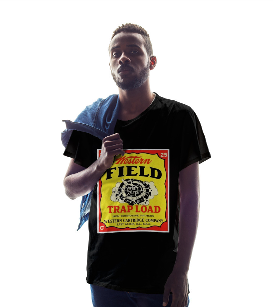 Western Field White Flyer Trap Load Western Cartridge Company East Alton USA T-Shirt