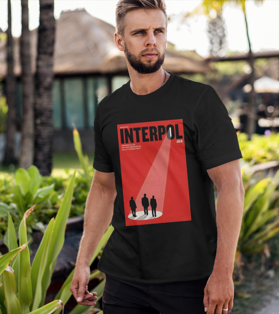 Interpol San Francisco 2026 Great American Music Hall Warfield Theatre Event Julie T-Shirt