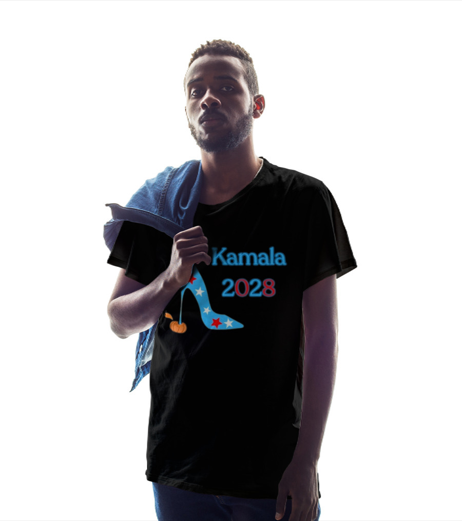 Kamala 2028 High Heel Stars Fun Election T-Shirt