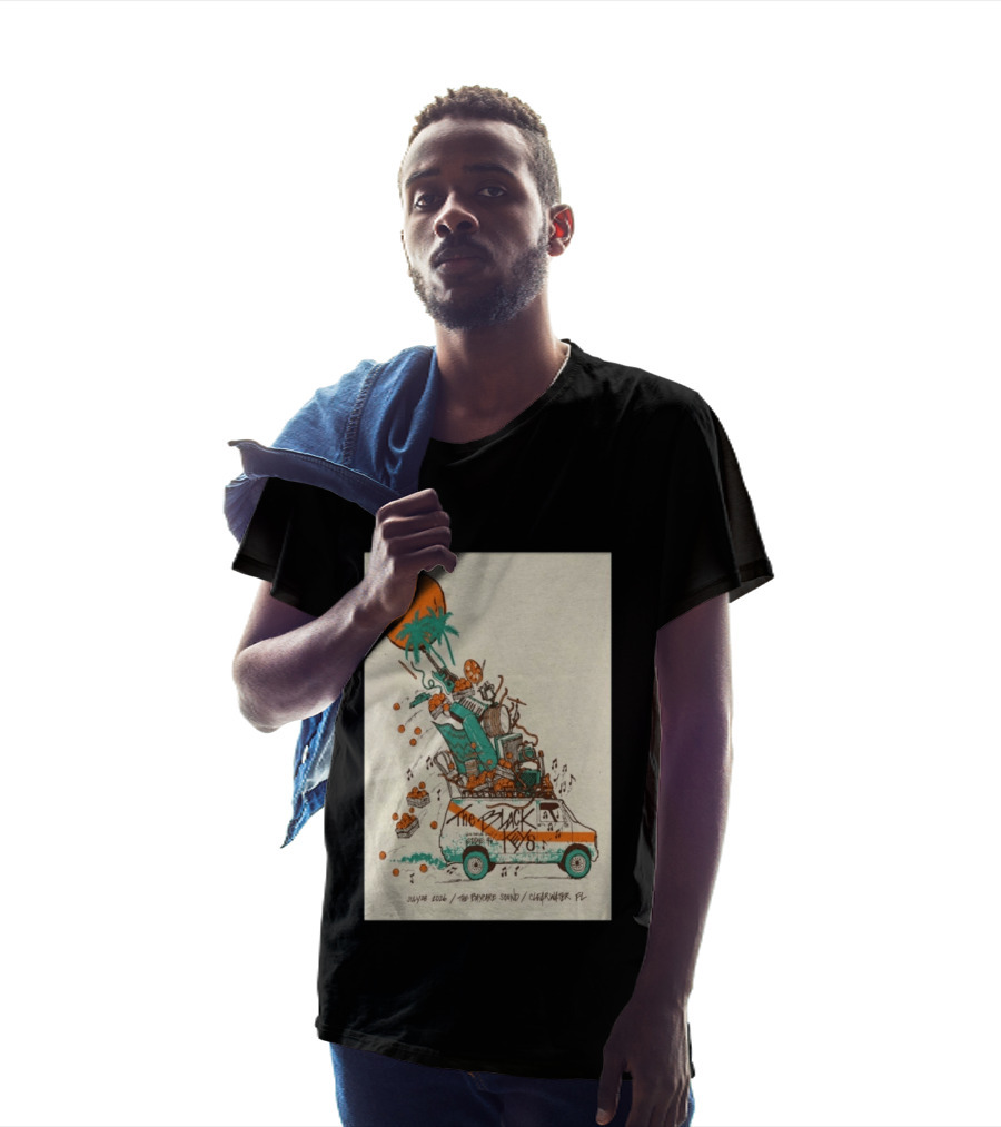 The Black Keys July 28 2026 The Daycare Sound Clearwater FL Van And Music Instruments T-Shirt