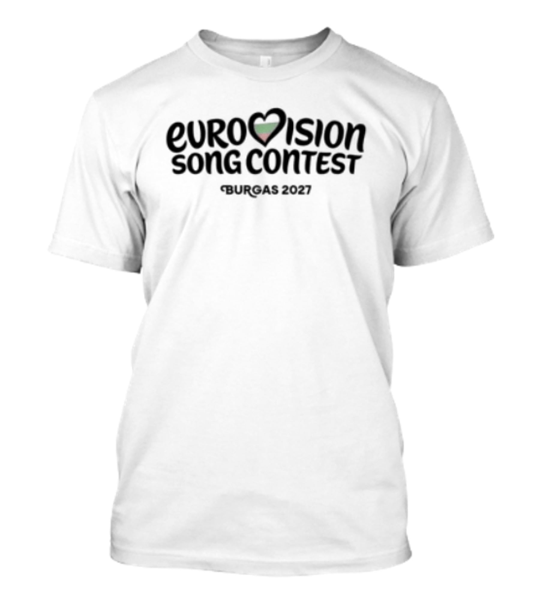 Eurovision Song Contest Burgas 2027 White T-Shirt