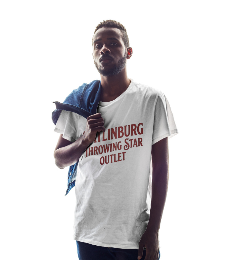 Gatlinburg Throwing Star Outlet Novelty T-Shirt