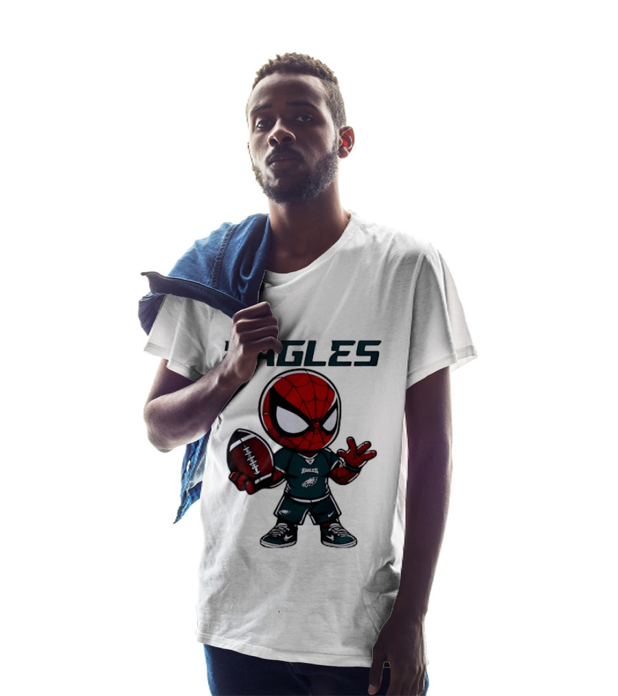 Spider Man Eagles Football Jersey Personalized Philadelphia Edition T-Shirt