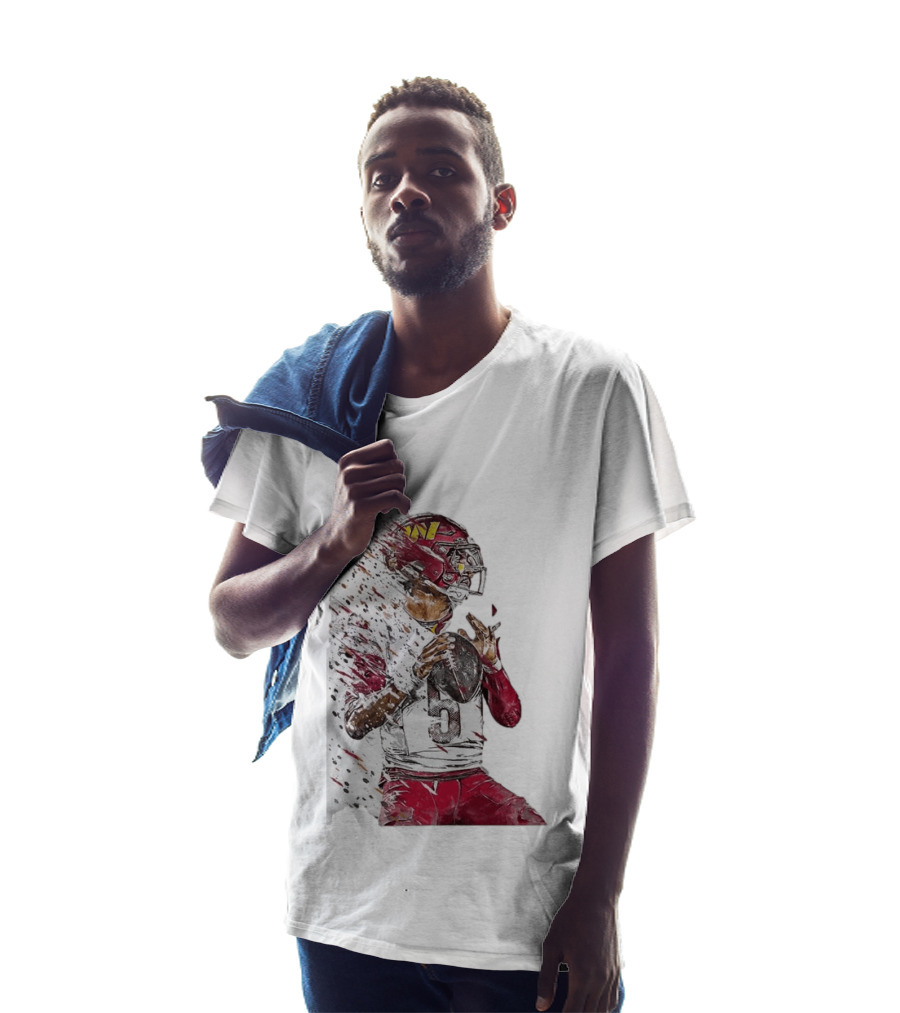 Jayden Daniels Washington Commanders Quarterback Football T-Shirt