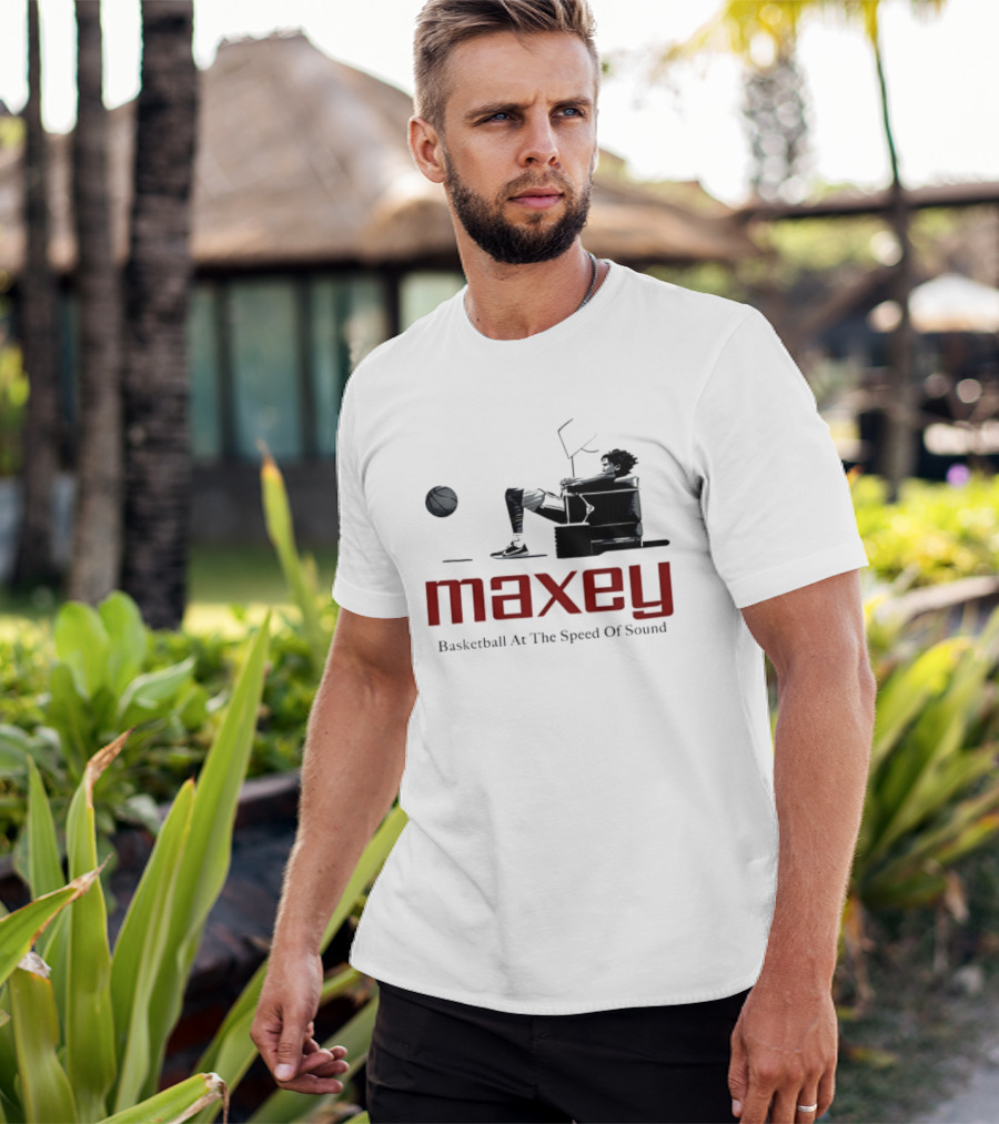 Maxey Basketball At The Speed Of Sound T-Shirt