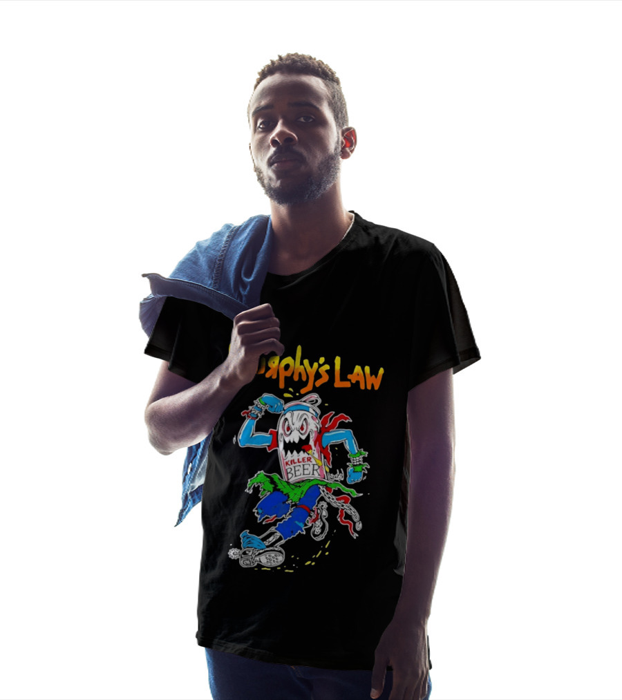 Murphy's Law Killer Beer Crossover Thrash Monster Can Running T-Shirt