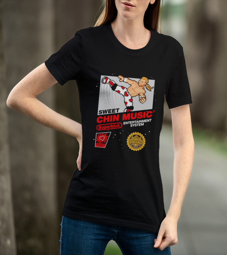 Sweet Chin Music Heartbreak Kid Entertainment System Series T-Shirt
