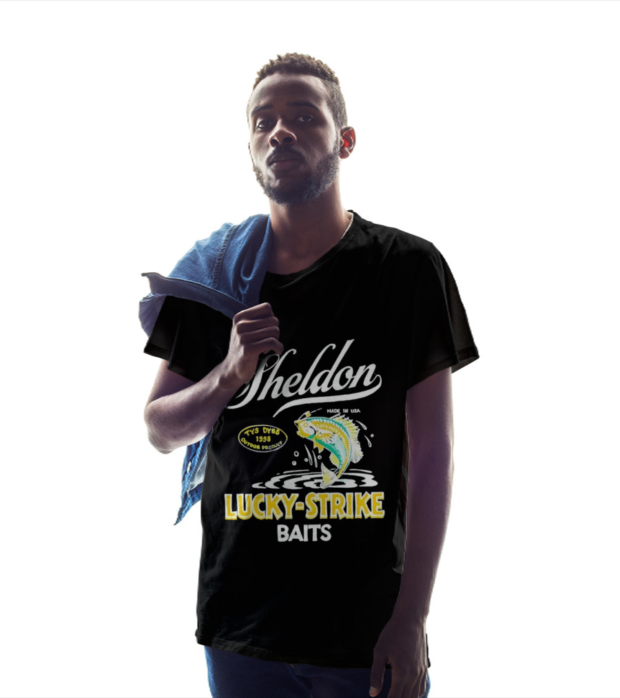 Sheldon Lucky Strike Baits Vintage 1998 Tys Dyes Outdoor Gear T-Shirt
