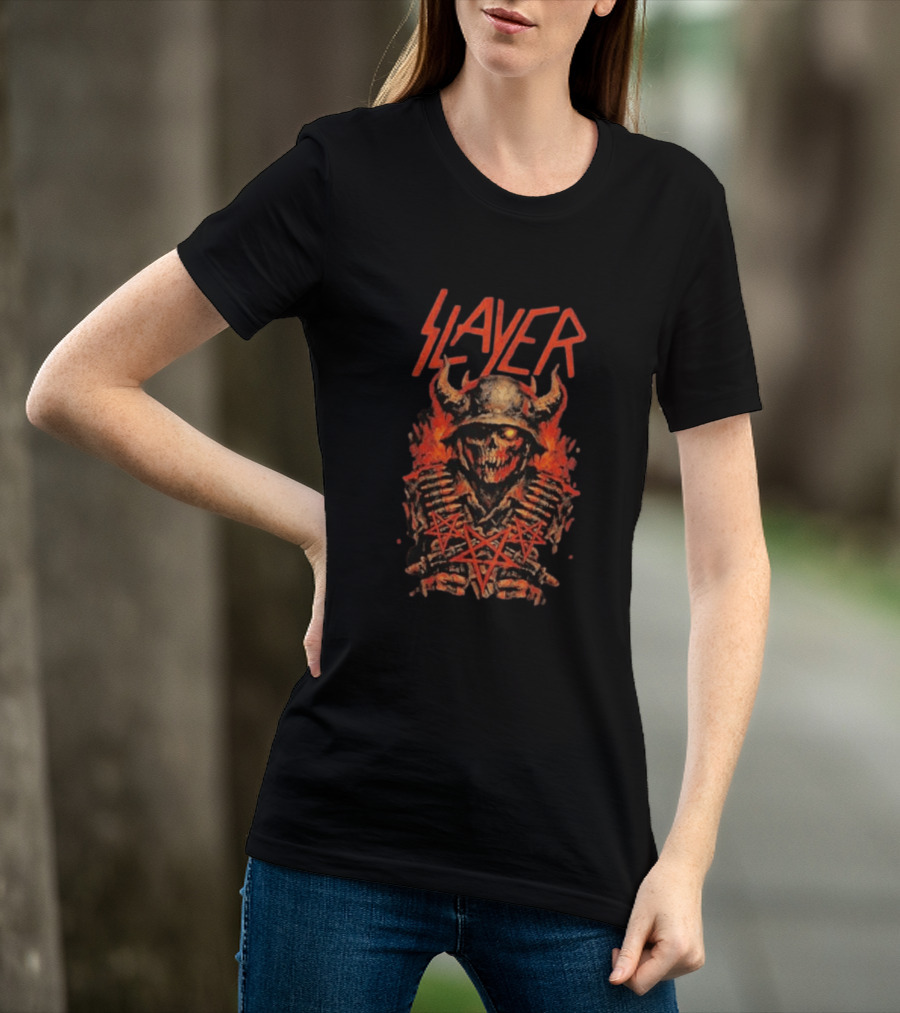 Slayer Rocklahoma Festival 2026 Pryor OK September 6 Skull T-Shirt