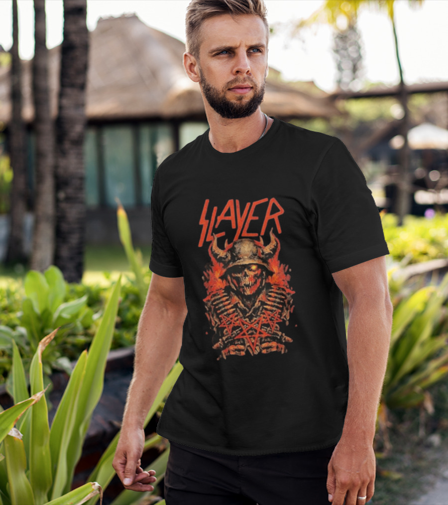 Slayer Rocklahoma Festival 2026 Pryor OK September 6 Skull T-Shirt