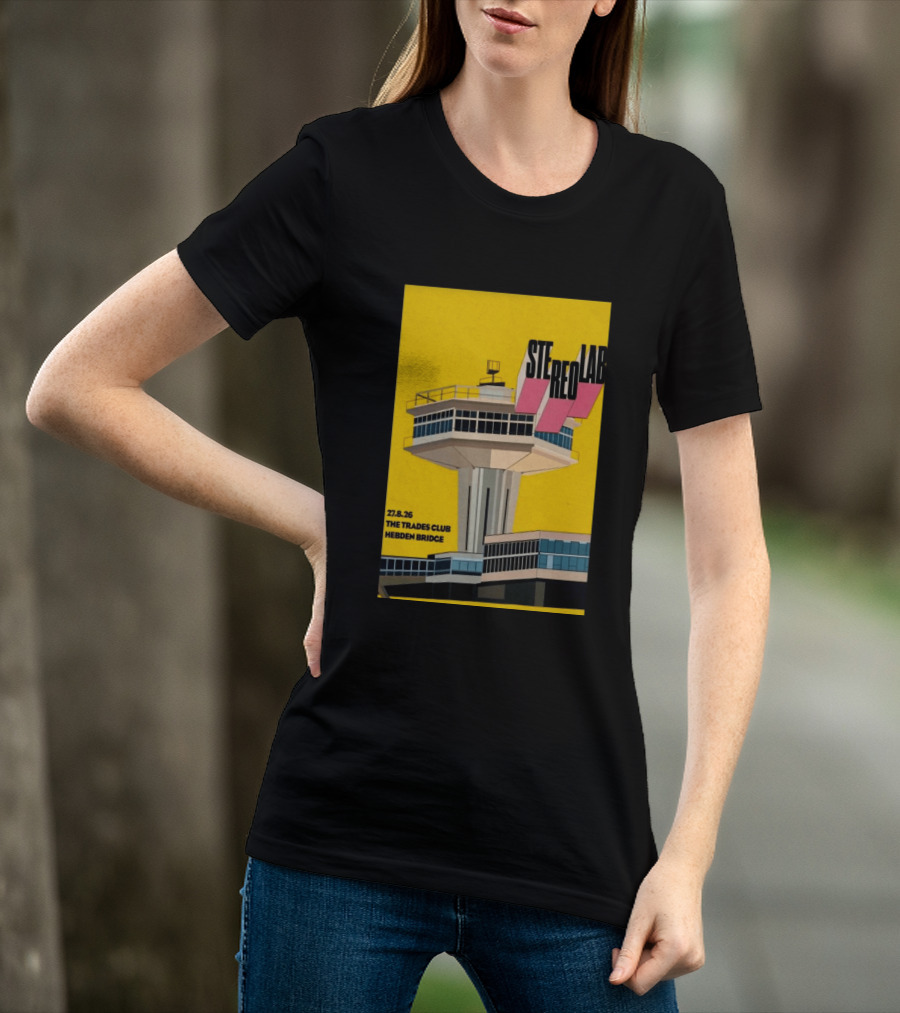 Stereolab 27.8.26 Hebden Bridge The Trades Club T-Shirt