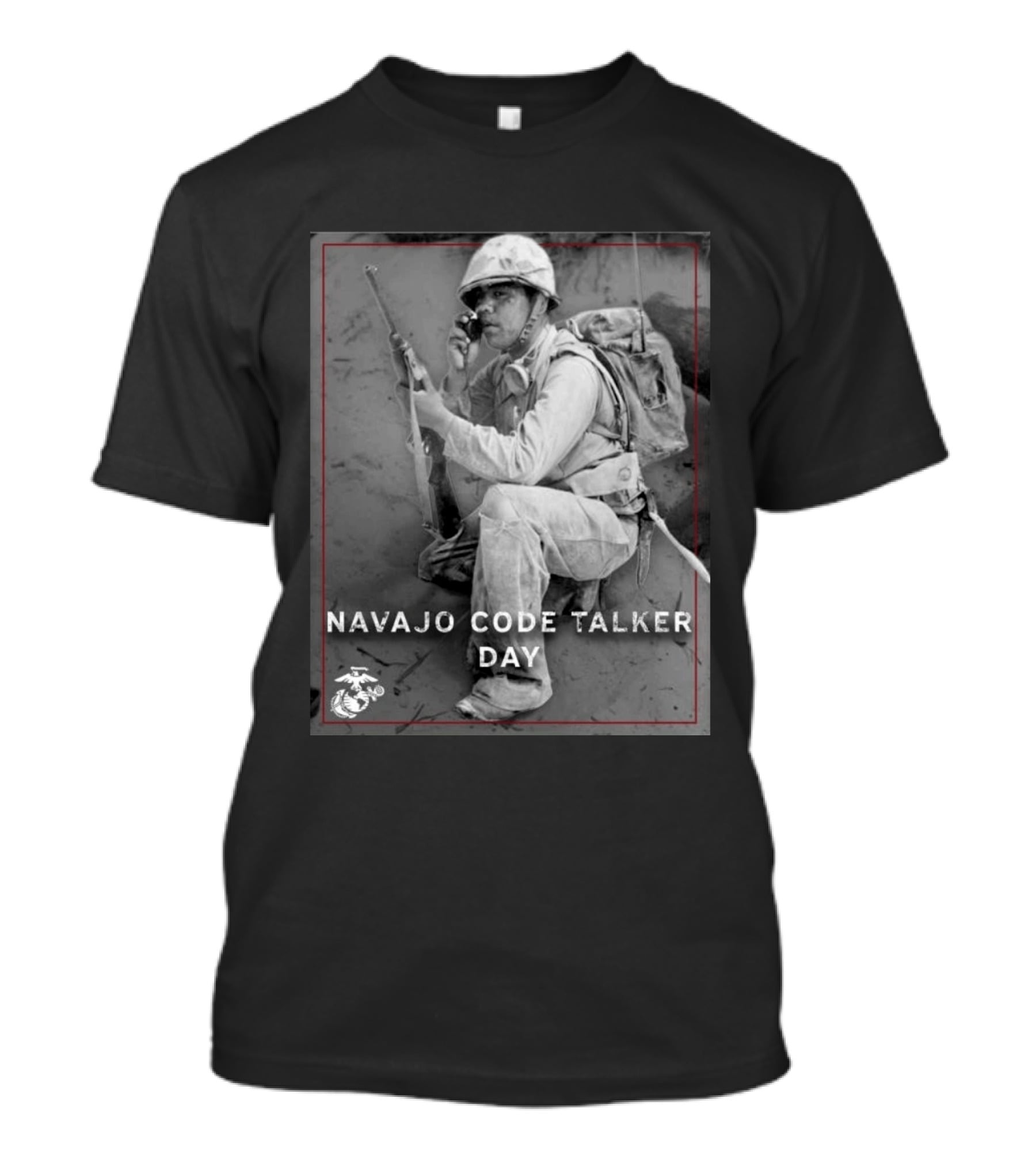 Navajo Code Talker Day Marine Corps T-Shirt