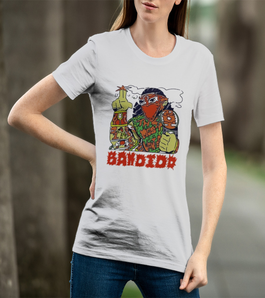 Most Wanted Bandido Lucha Libre Wrestler Suplex Champion T-Shirt