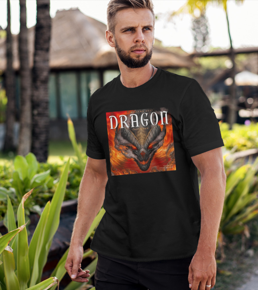 Llewellyn's 2027 Dragon Calendar Illustrated By Firat Solhan T-Shirt