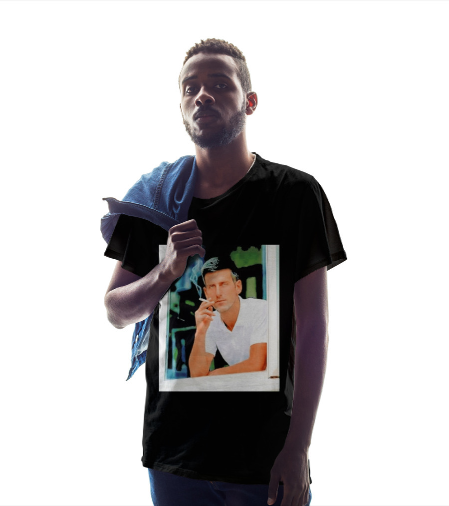 Novak Djokovic Smoking Tennis ATP Champion T-Shirt