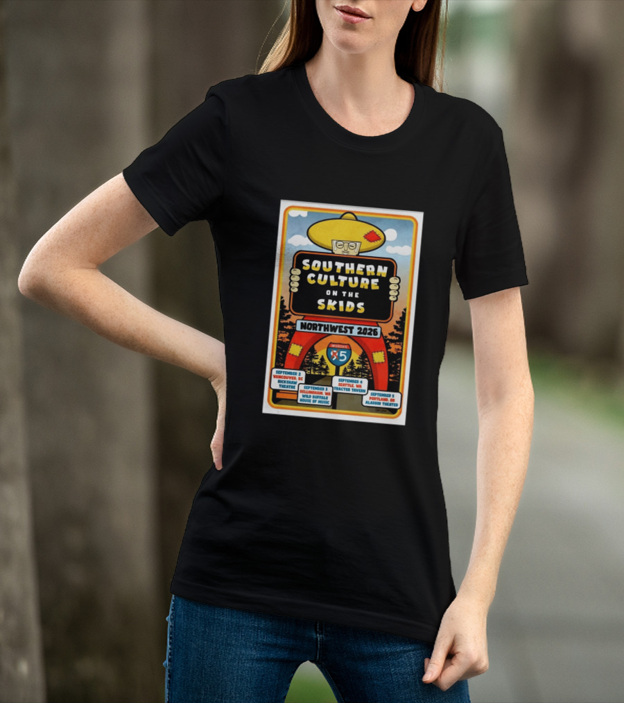 Southern Culture On The Skids Northwest 2026 Tour Vancouver Seattle Portland T-Shirt